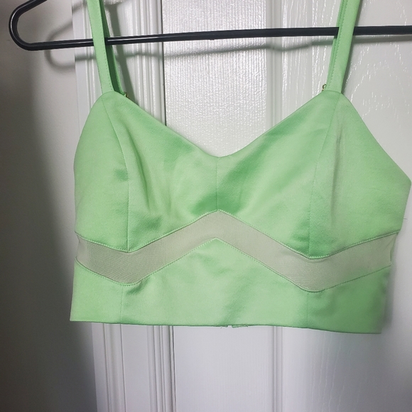 Neon green crop top - Picture 2 of 4